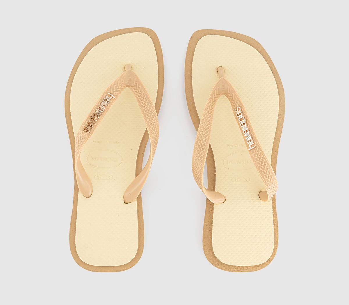 HavaianasTop Square Fusion Flip Flops HavaianasTop Square Fusion Flip FlopsGolden