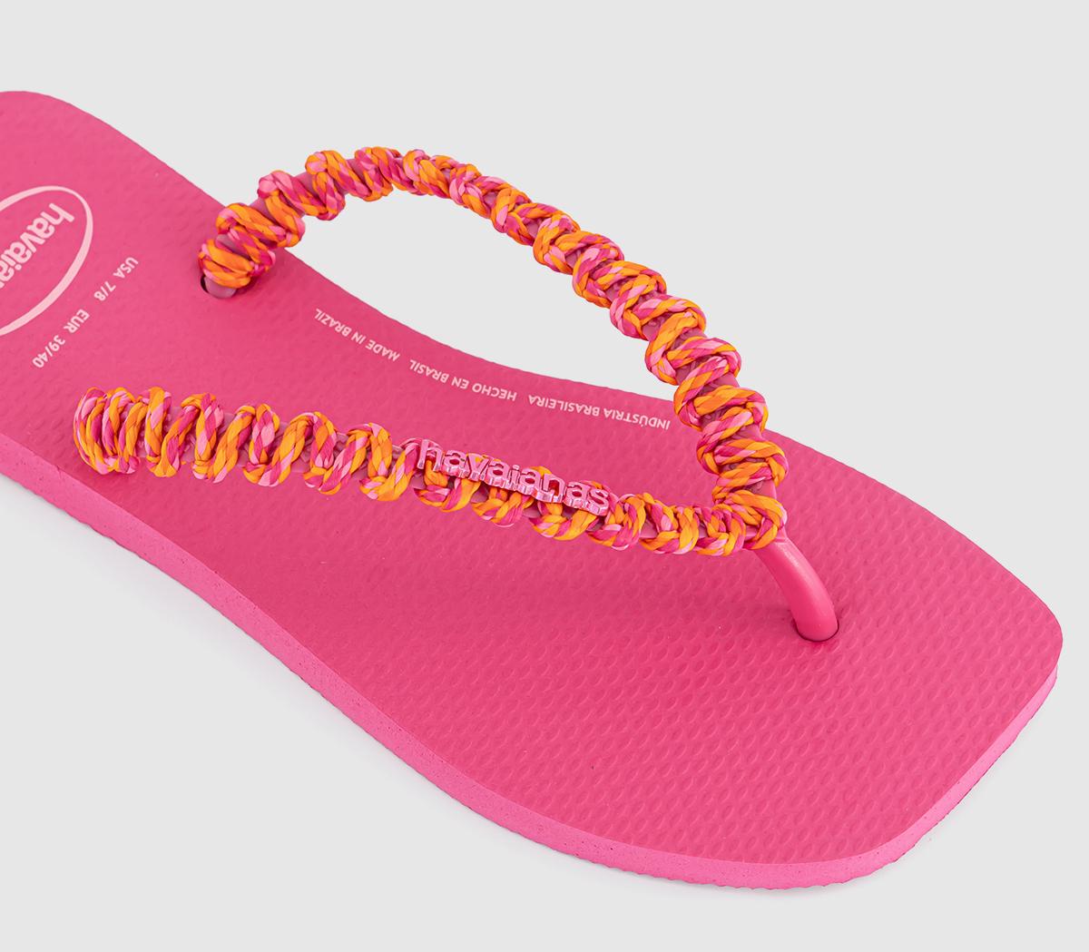 HavaianasSlim Square Boho Flip Flops HavaianasSlim Square Boho Flip FlopsPink Flux