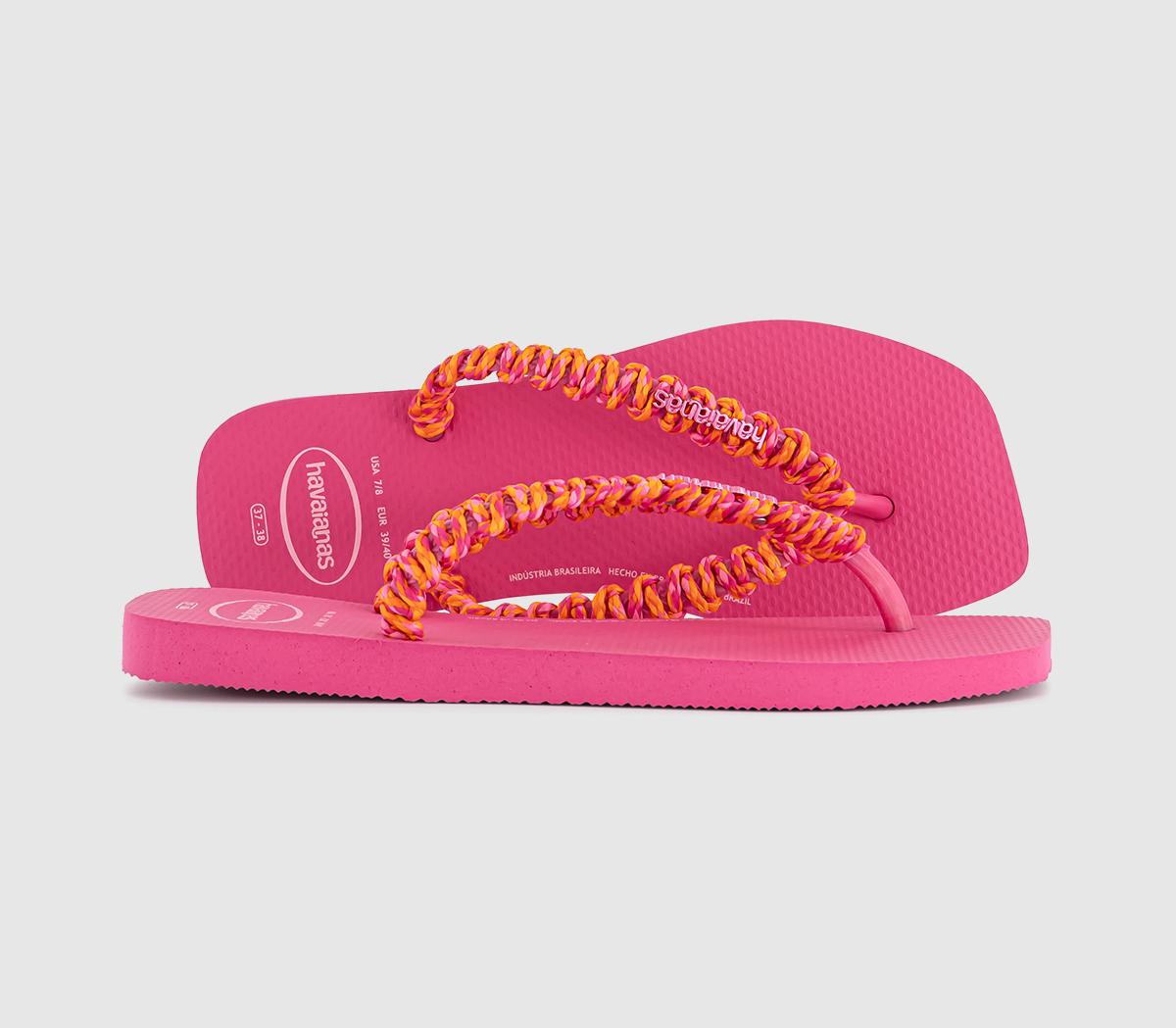 HavaianasSlim Square Boho Flip Flops HavaianasSlim Square Boho Flip FlopsPink Flux