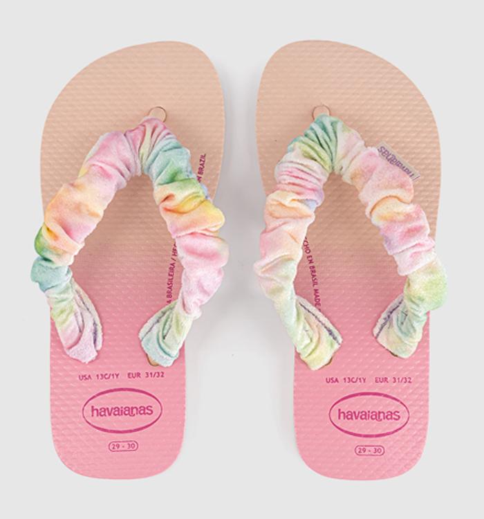Havaianas Kids Fluffy Flip Flops Ballet Rose