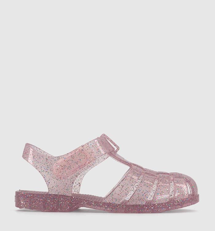 Igor Clasica Cristal Sandals Rosa Glitter