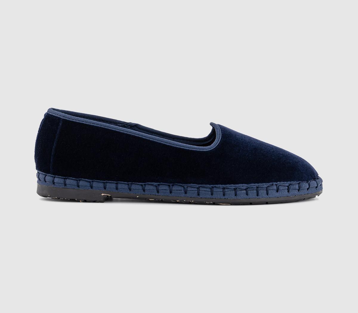 FlabelusSlip On ShoesDark Blue Velvet