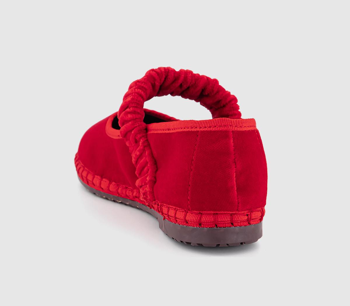 FlabelusMafalda Scrunched Strap Jane Shoes FlabelusMafalda Scrunched Strap Jane ShoesRed Velvet