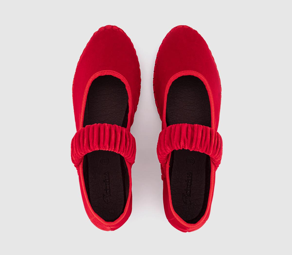FlabelusMafalda Scrunched Strap Jane Shoes FlabelusMafalda Scrunched Strap Jane ShoesRed Velvet