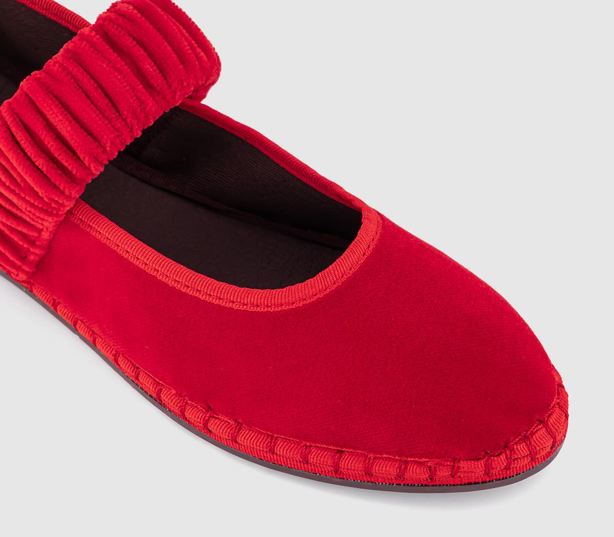 FlabelusMafalda Scrunched Strap Jane Shoes FlabelusMafalda Scrunched Strap Jane ShoesRed Velvet
