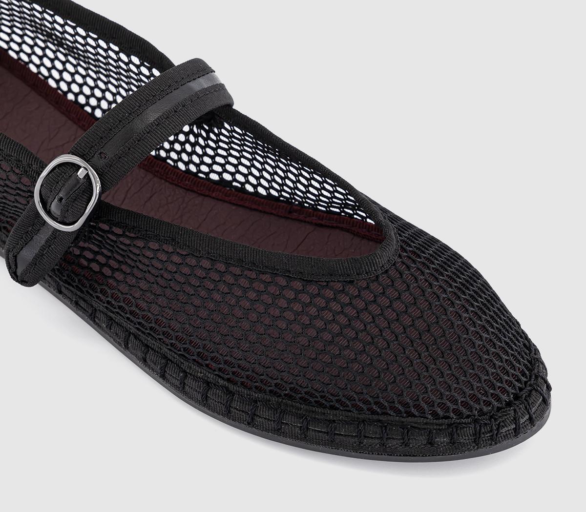 FlabelusIsbella Mesh Mary Jane Shoes FlabelusIsbella Mesh Mary Jane ShoesBlack