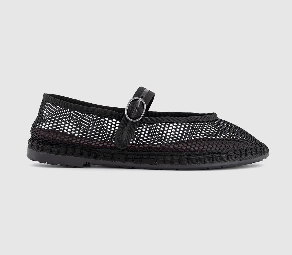 FlabelusIsbella Mesh Mary Jane Shoes FlabelusIsbella Mesh Mary Jane ShoesBlack