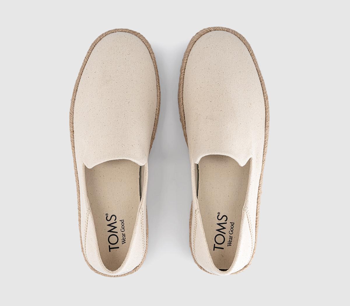 TOMSSantiago ShoesNatural Undyed Recycled Cotton Canvas
