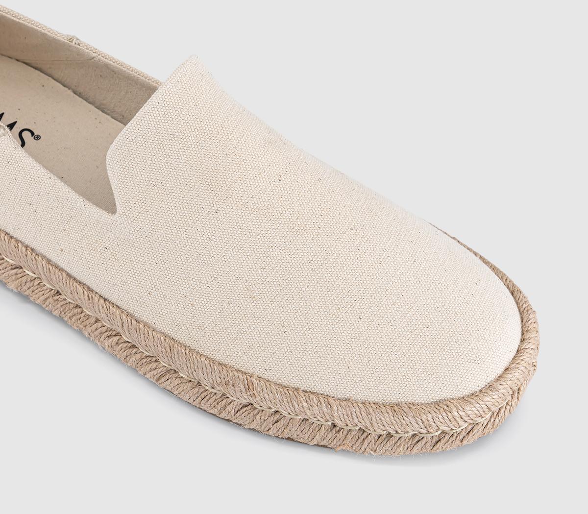 TOMSSantiago ShoesNatural Undyed Recycled Cotton Canvas