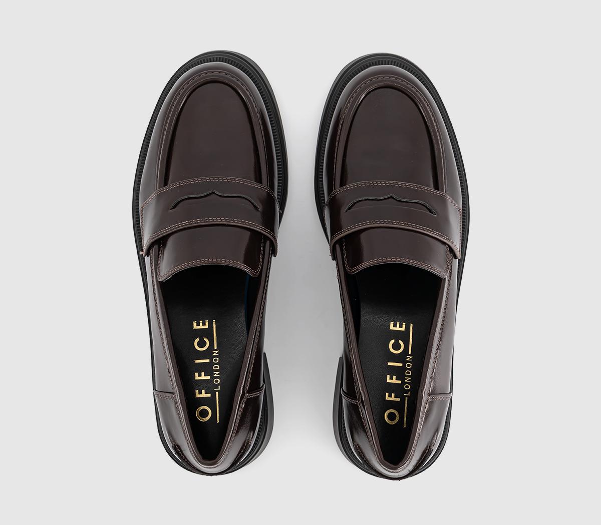 OFFICEFinsbury Chunky Penny Loafers OFFICEFinsbury Chunky Penny LoafersBurgundy