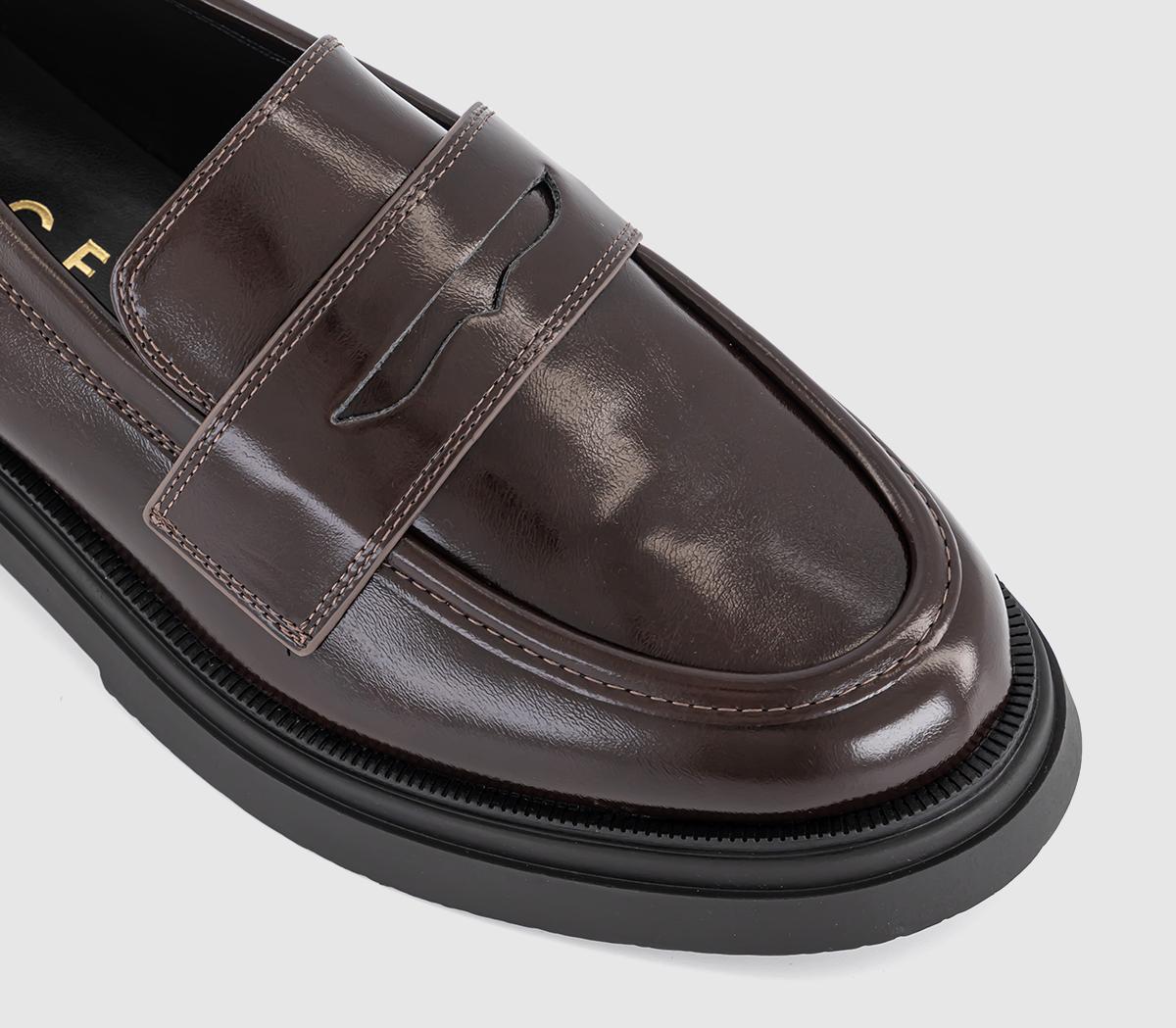 OFFICEFinsbury Chunky Penny Loafers OFFICEFinsbury Chunky Penny LoafersBurgundy