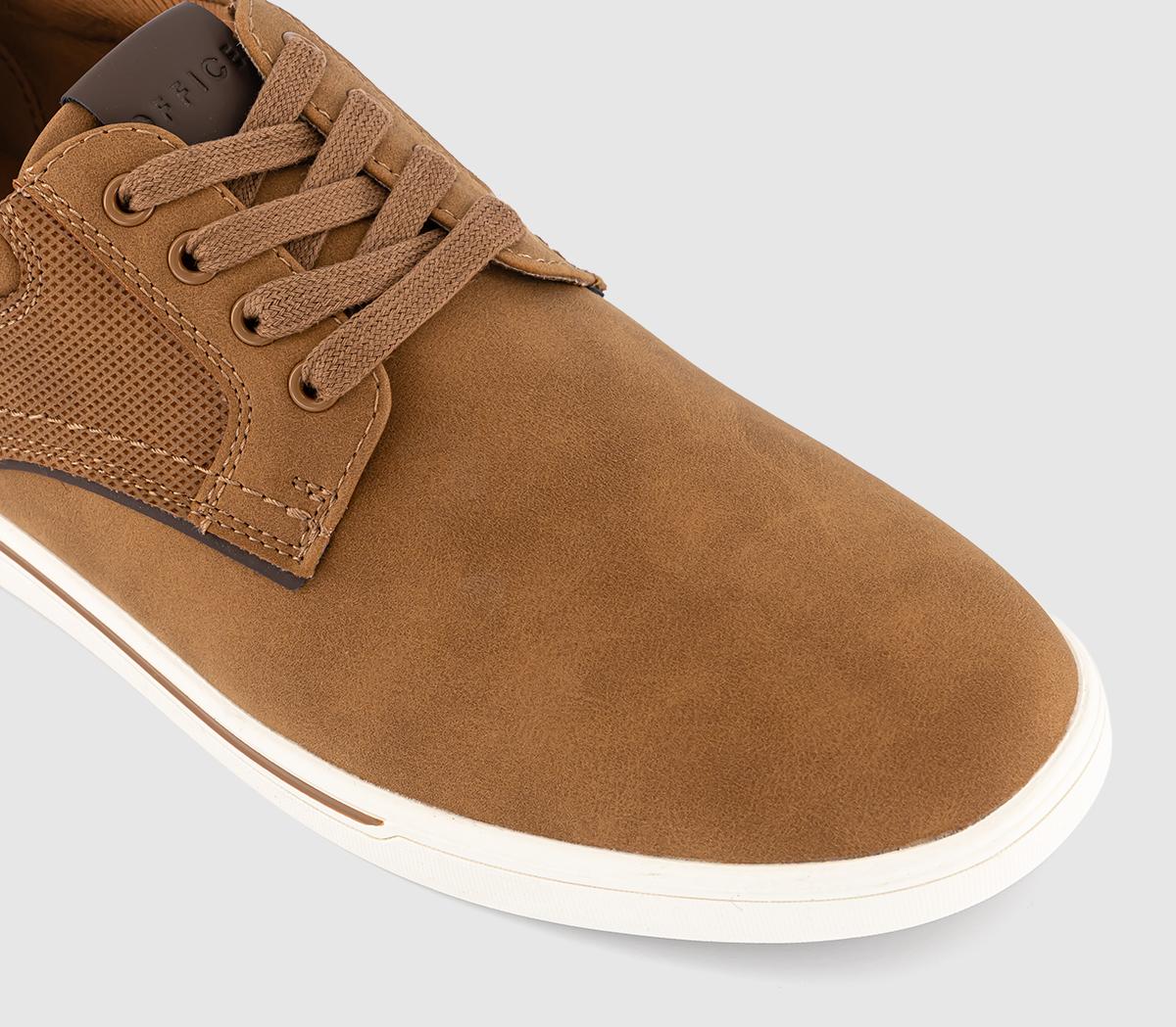 OFFICECaleb Perf Detail Lace Up TrainersTan