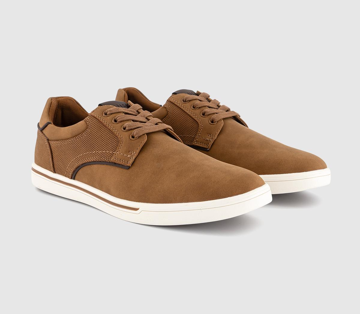 OFFICECaleb Perf Detail Lace Up TrainersTan