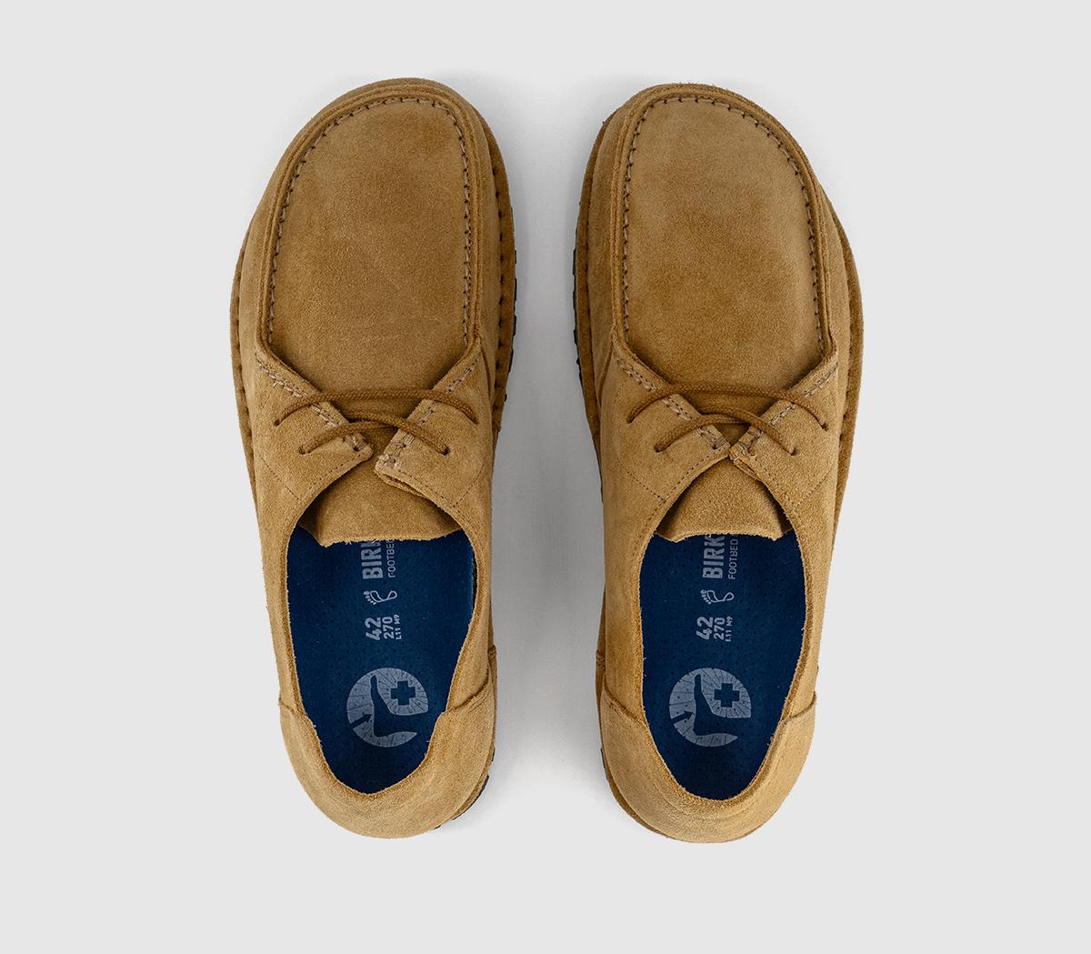 BIRKENSTOCKUtti Lace Leve ShoesCork Brown Suede