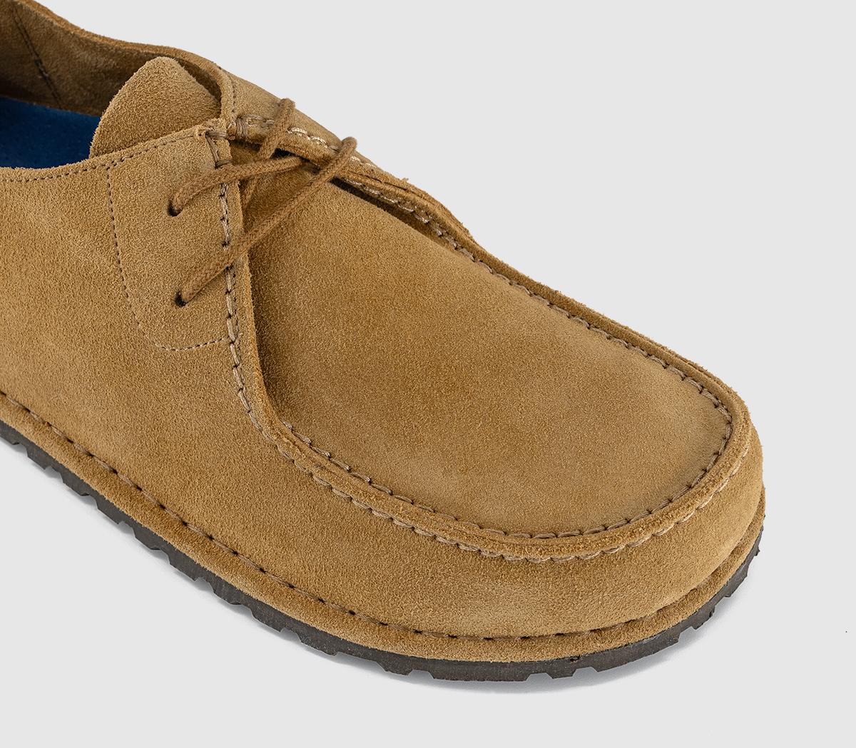 BIRKENSTOCKUtti Lace Leve ShoesCork Brown Suede