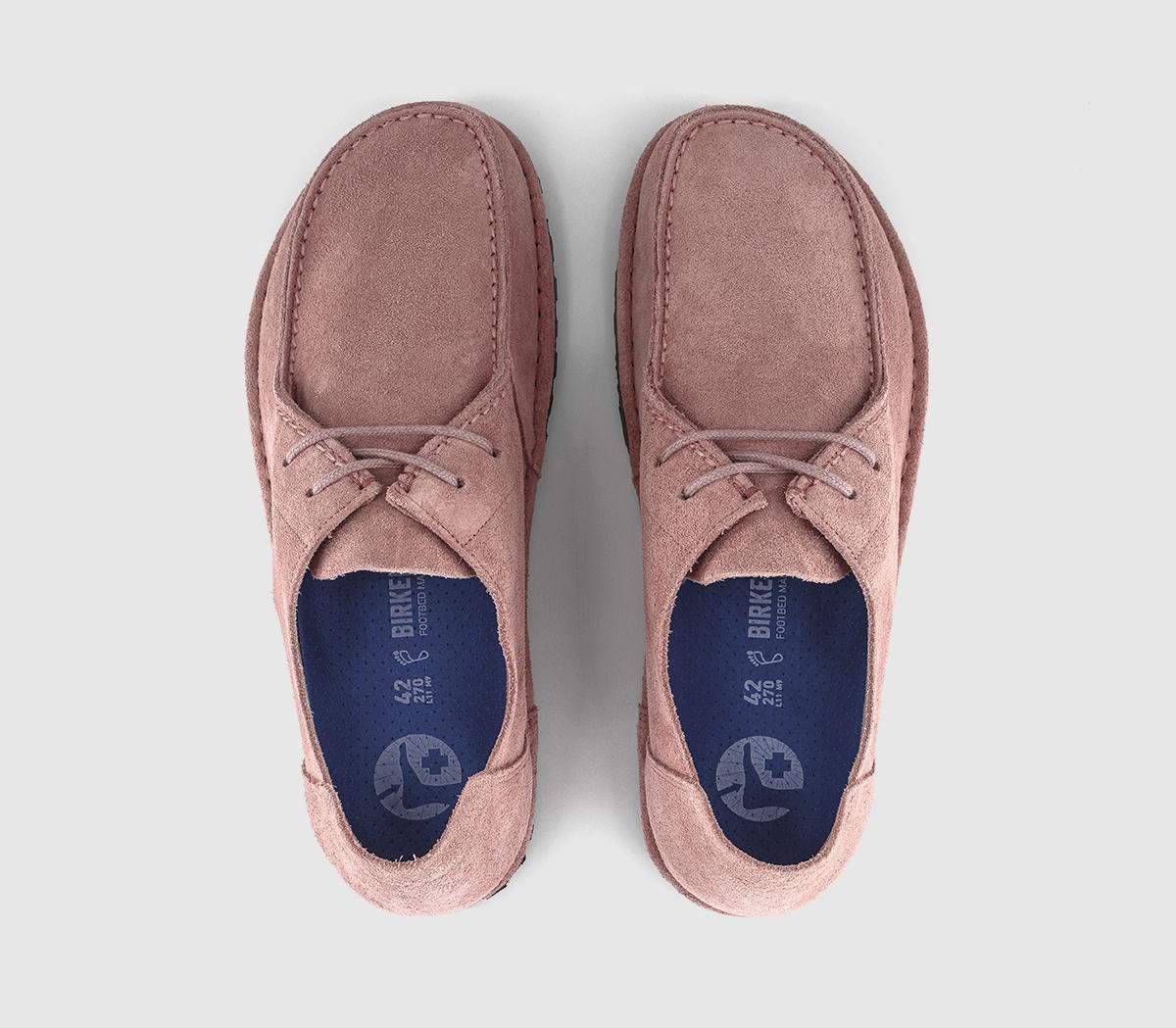 BIRKENSTOCKUtti Lace Leve ShoesPink Clay Suede