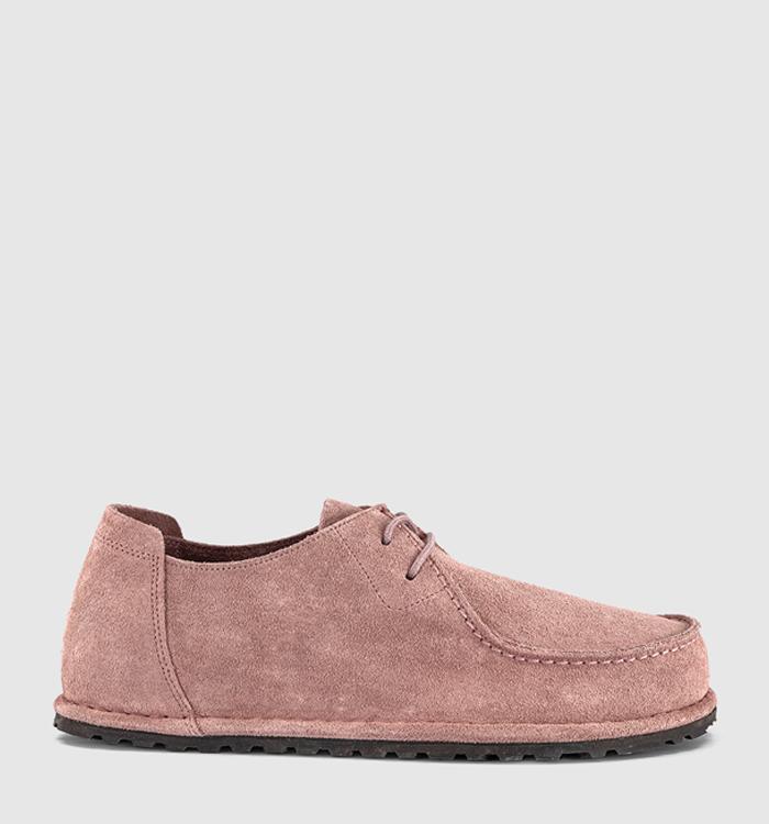BIRKENSTOCK Utti Lace Leve Shoes Pink Clay Suede