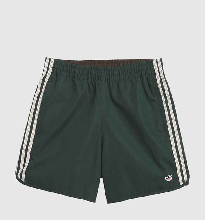 adidas Clot Shorts Green Night Dark Brown