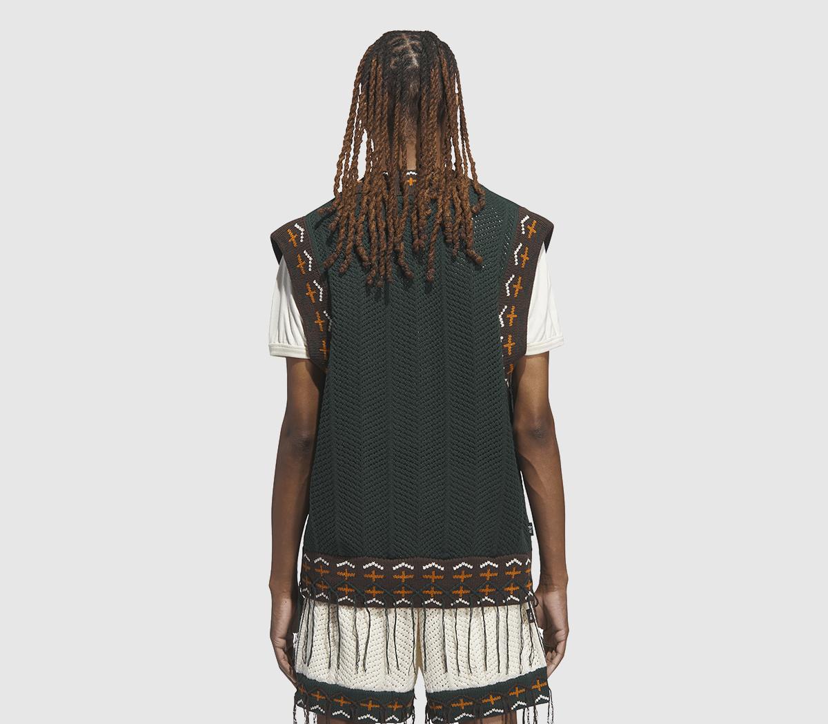 adidasClot Knit VestsGreen Night