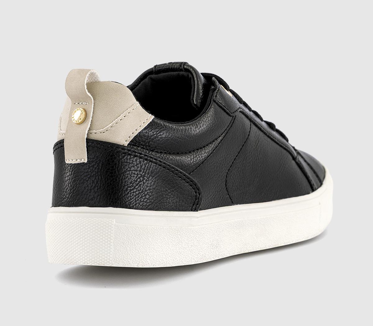 OFFICETiramisu Cup Sole Lace Up TrainersBlack