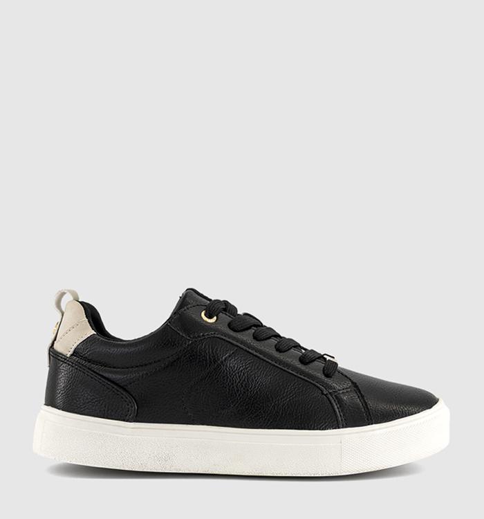 OFFICE Tiramisu Cup Sole Lace Up Trainers Black