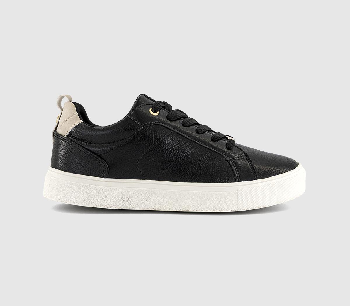 OFFICETiramisu Cup Sole Lace Up TrainersBlack