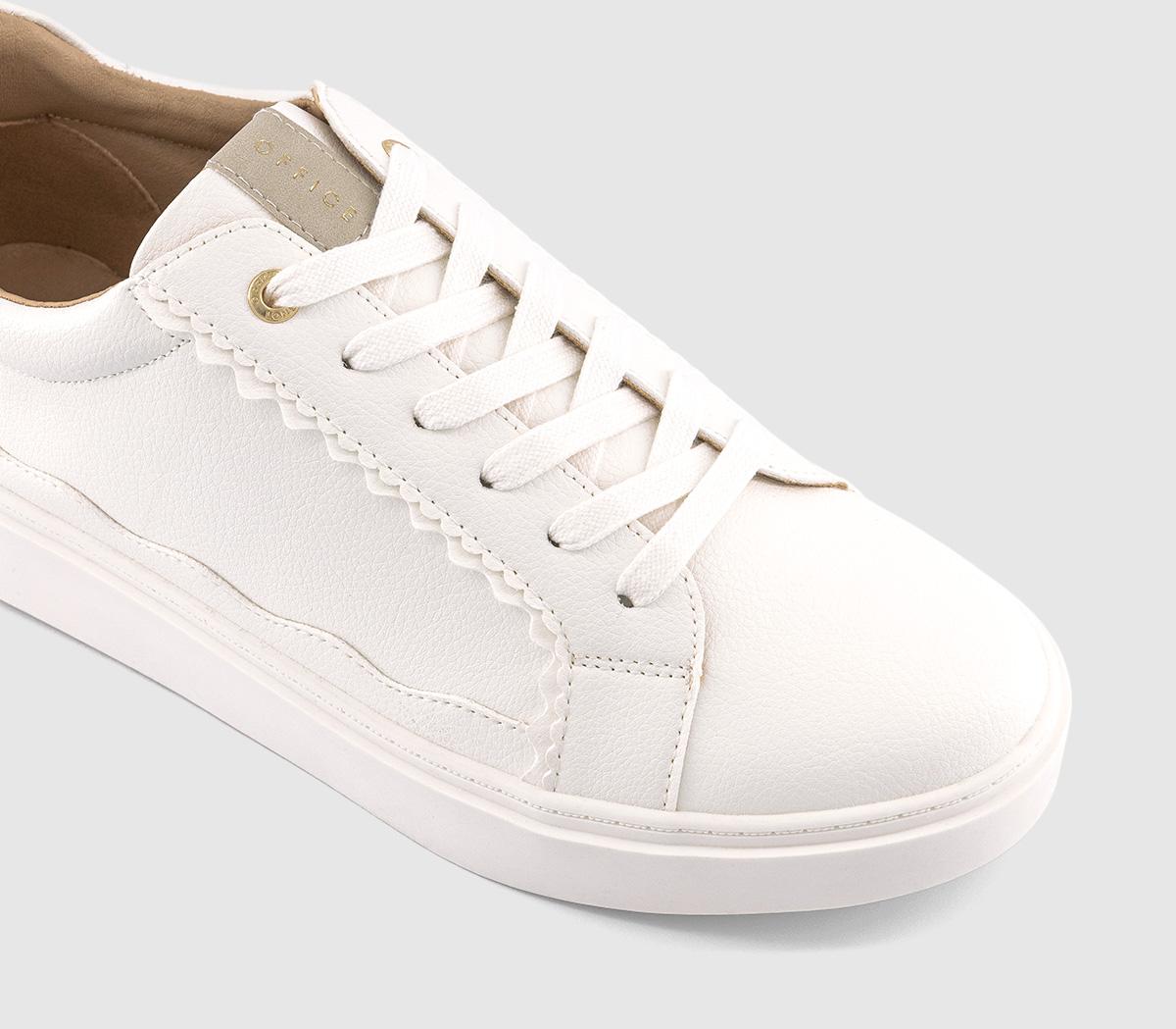 OFFICETulum Scalloped Trainers OFFICETulum Scalloped TrainersWhite