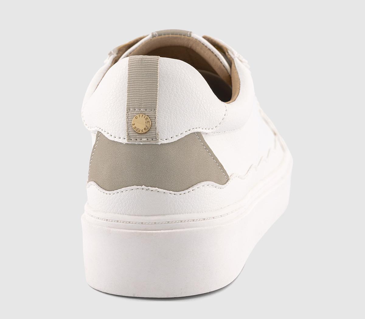 OFFICETulum Scalloped Trainers OFFICETulum Scalloped TrainersWhite