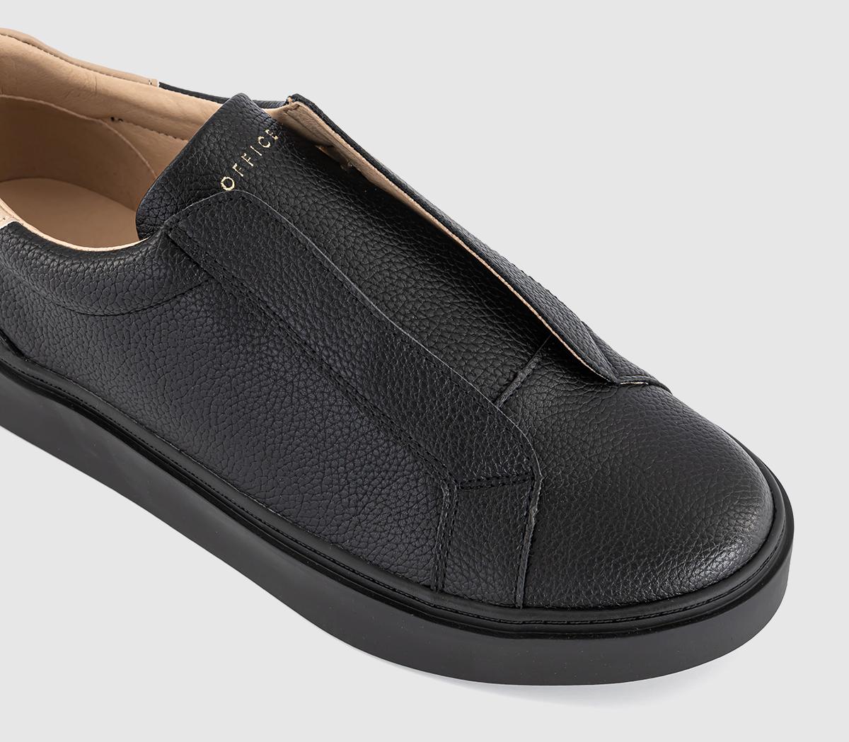 OFFICETreacle Slip On Cup Sole Trainers OFFICETreacle Slip On Cup Sole TrainersBlack
