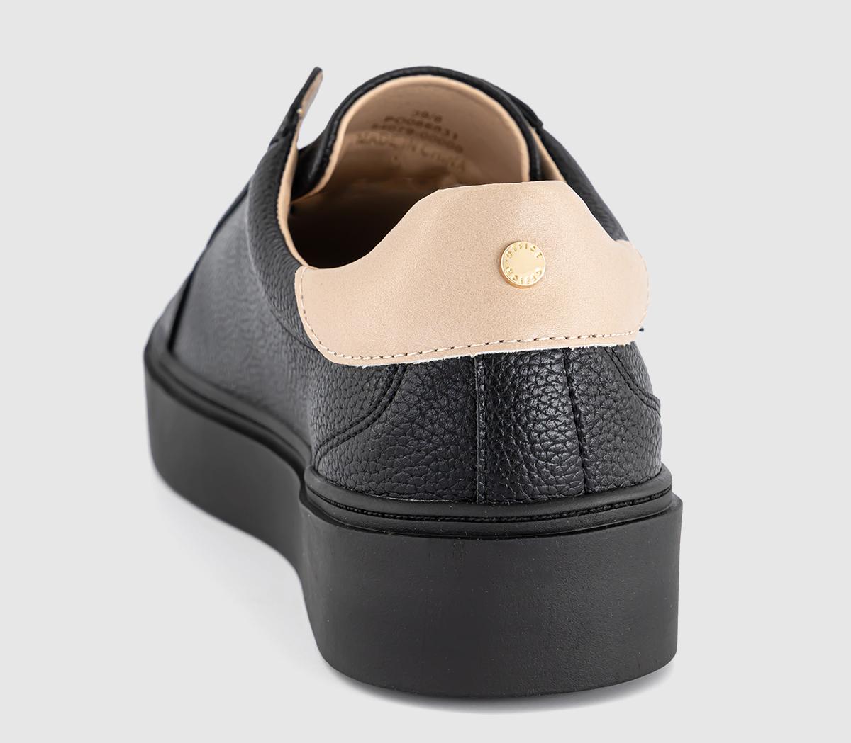 OFFICETreacle Slip On Cup Sole Trainers OFFICETreacle Slip On Cup Sole TrainersBlack