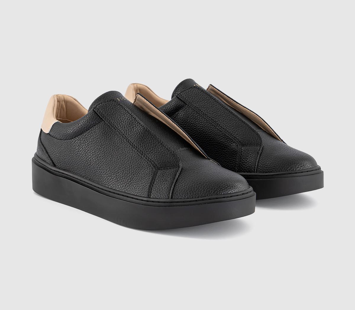 OFFICETreacle Slip On Cup Sole Trainers OFFICETreacle Slip On Cup Sole TrainersBlack