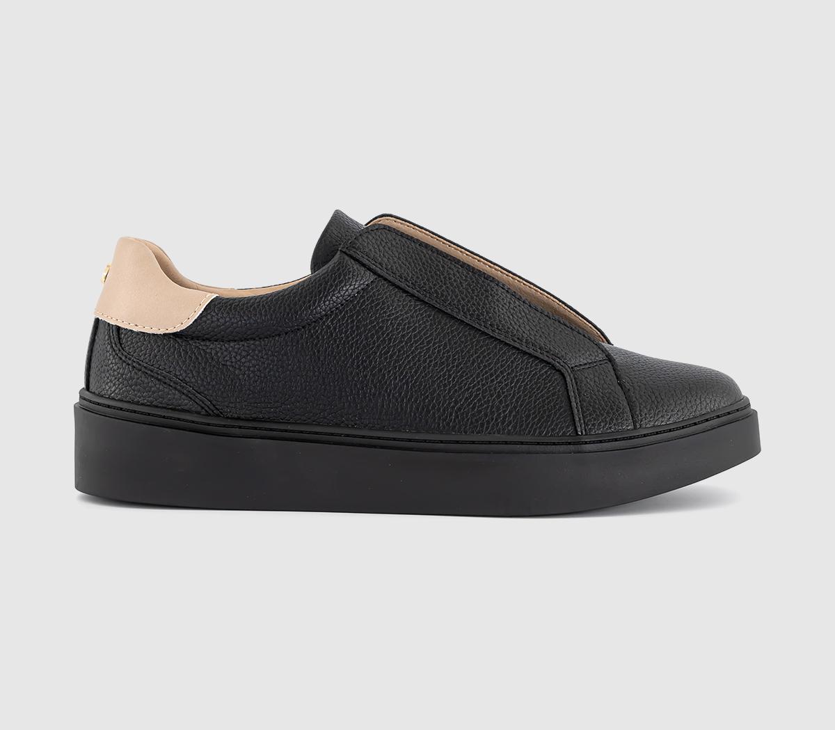 OFFICETreacle Slip On Cup Sole Trainers OFFICETreacle Slip On Cup Sole TrainersBlack