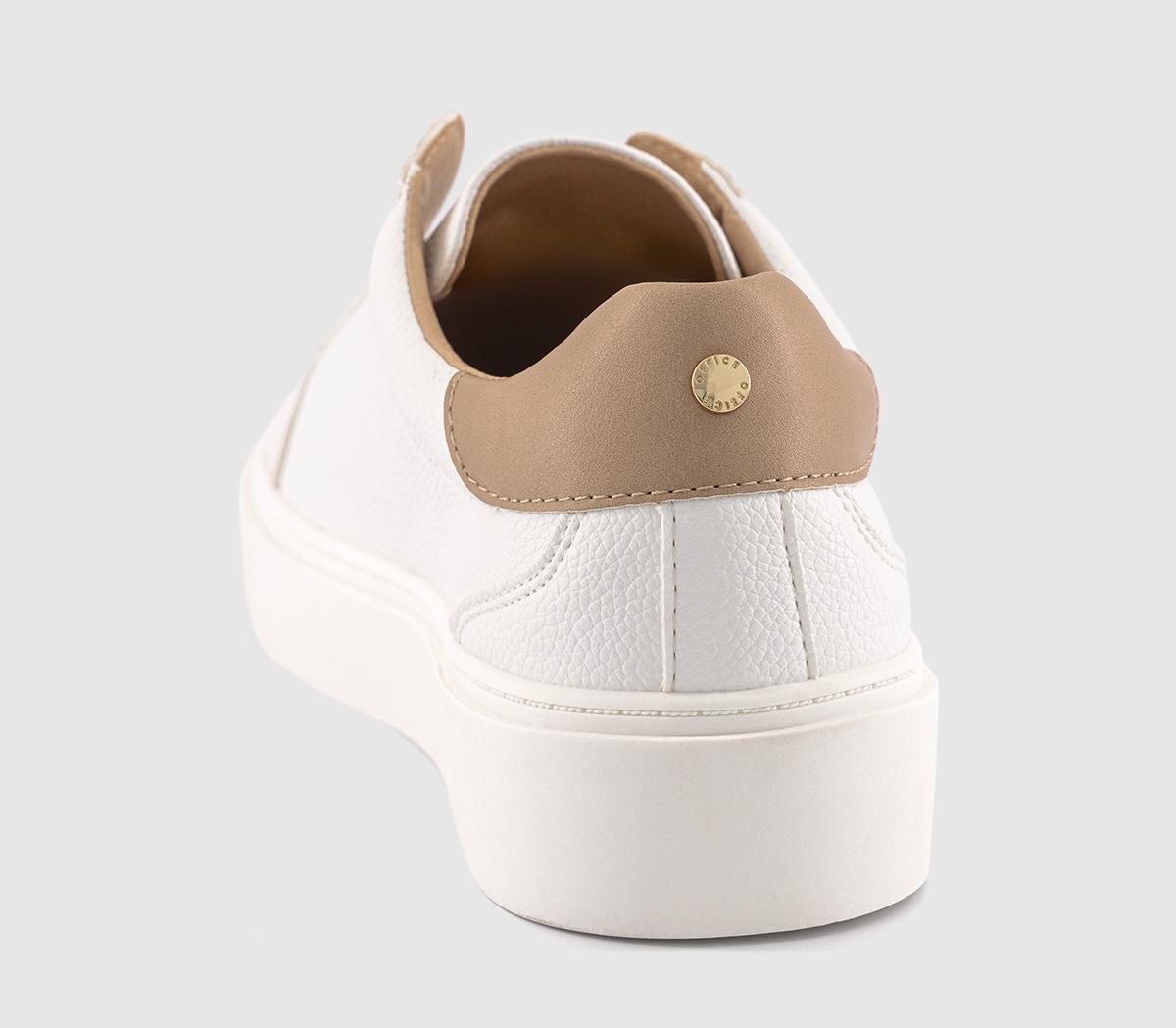 OFFICETreacle Slip On Cup Sole Trainers OFFICETreacle Slip On Cup Sole TrainersWhite