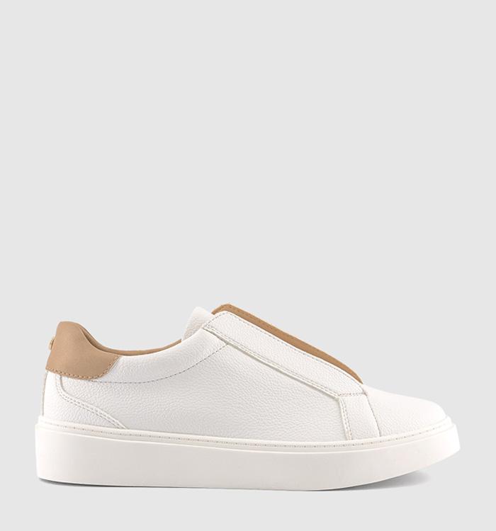 OFFICE Treacle Slip On Cup Sole Trainers White