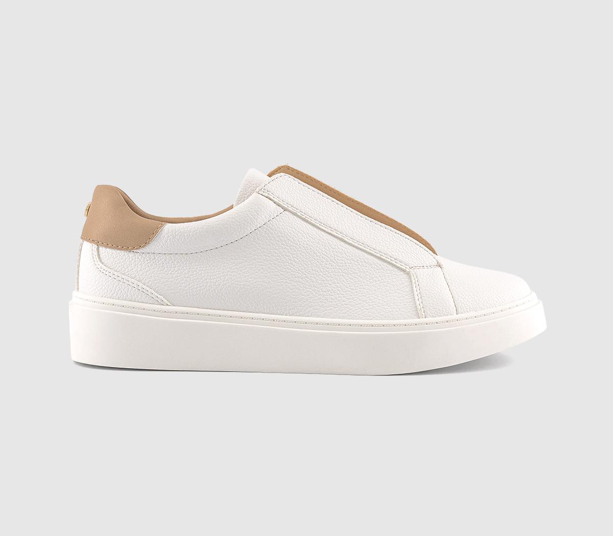 OFFICETreacle Slip On Cup Sole Trainers OFFICETreacle Slip On Cup Sole TrainersWhite