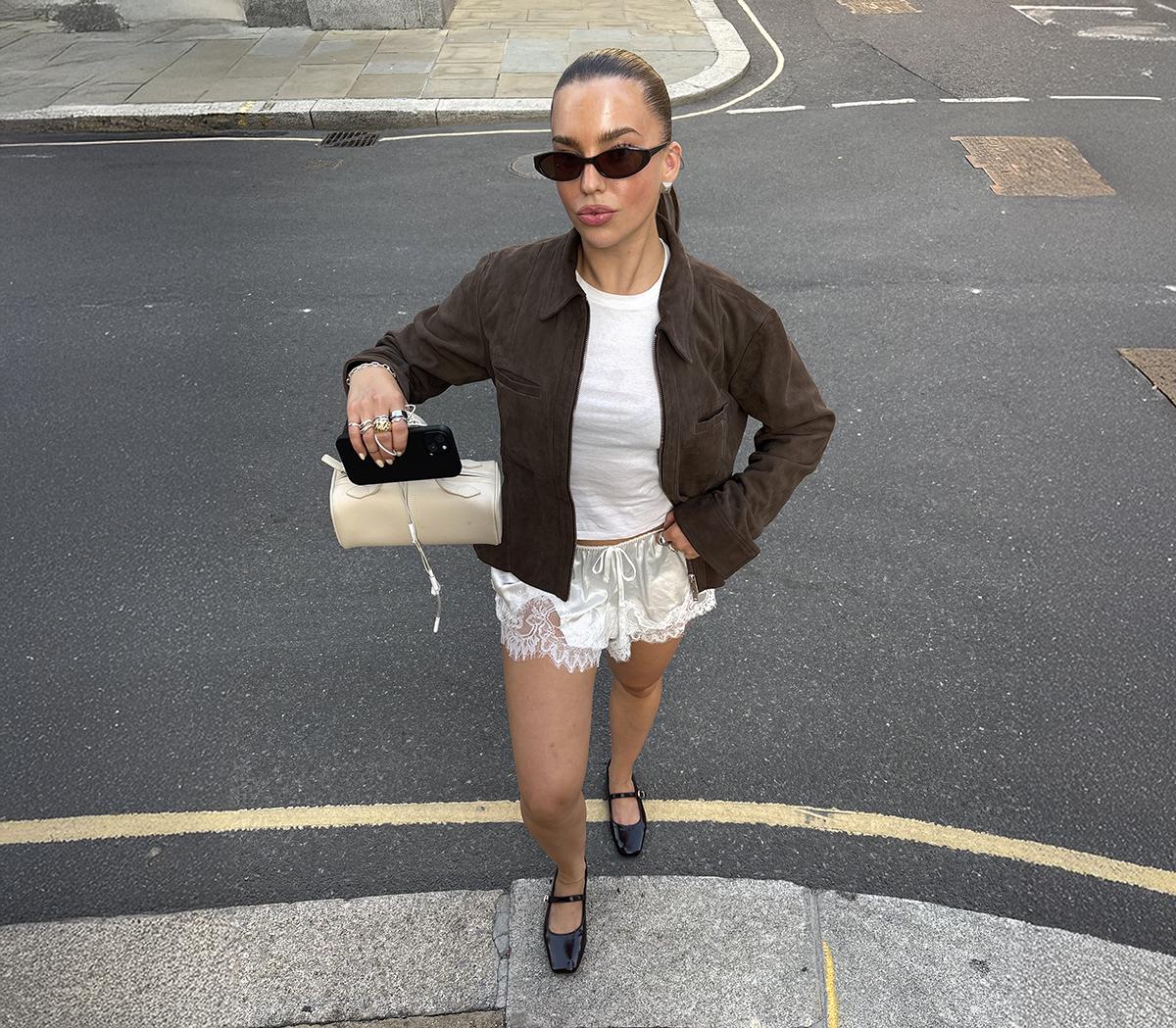 OFFICEFlourish Square Toe Mary Jane Ballet PumpsDark Brown