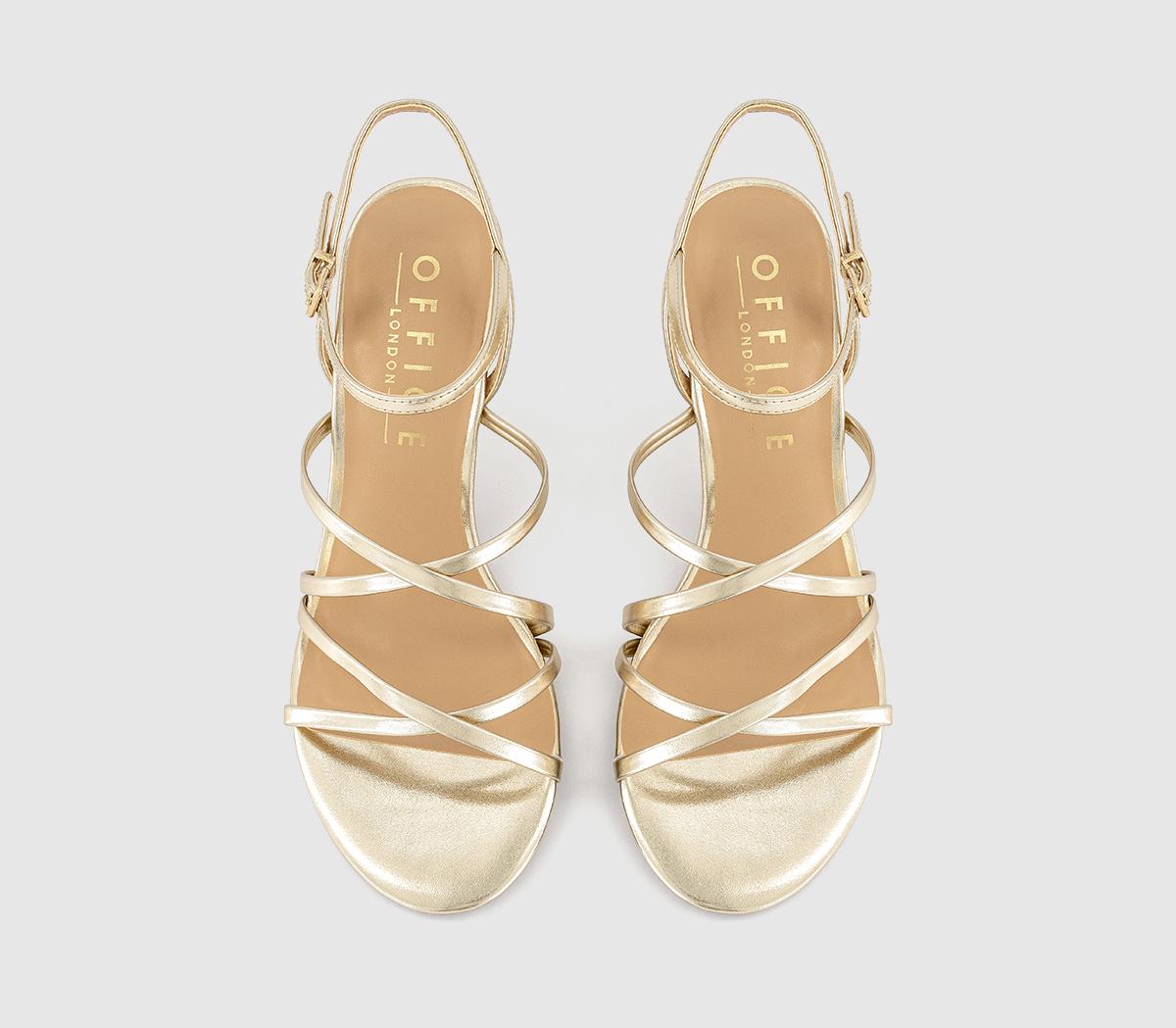 OFFICEMojo Strappy Heeled SandalsGold