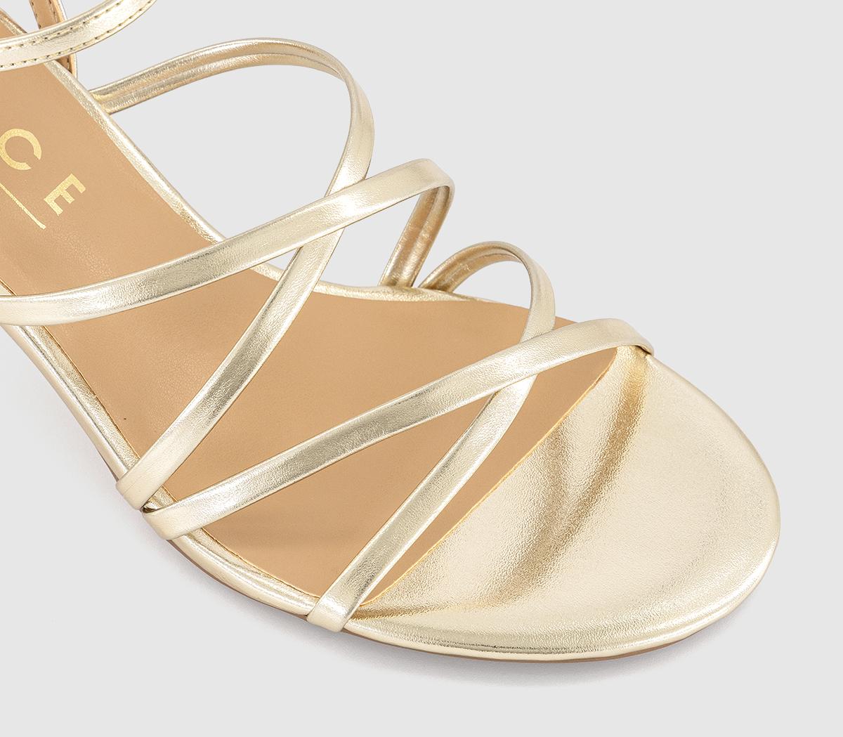 OFFICEMojo Strappy Heeled SandalsGold