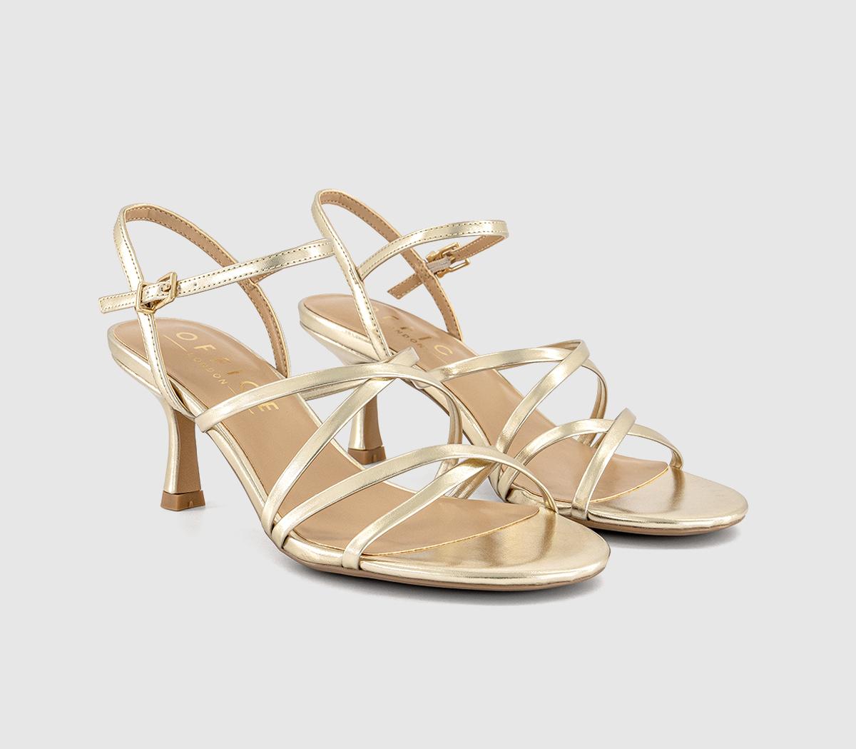 OFFICEMojo Strappy Heeled SandalsGold