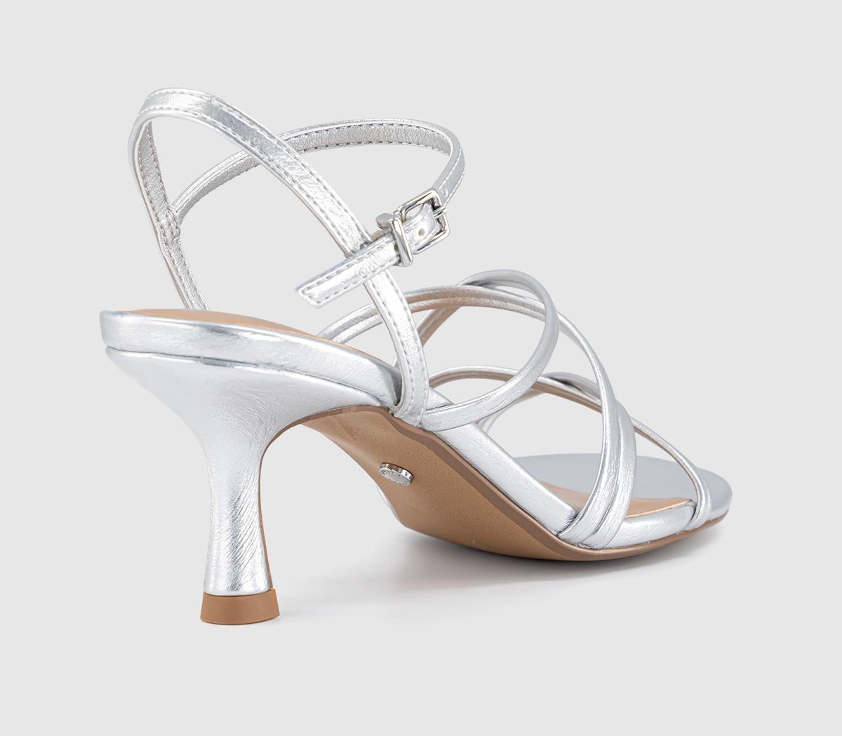 OFFICEMojo Strappy Heeled SandalsSilver