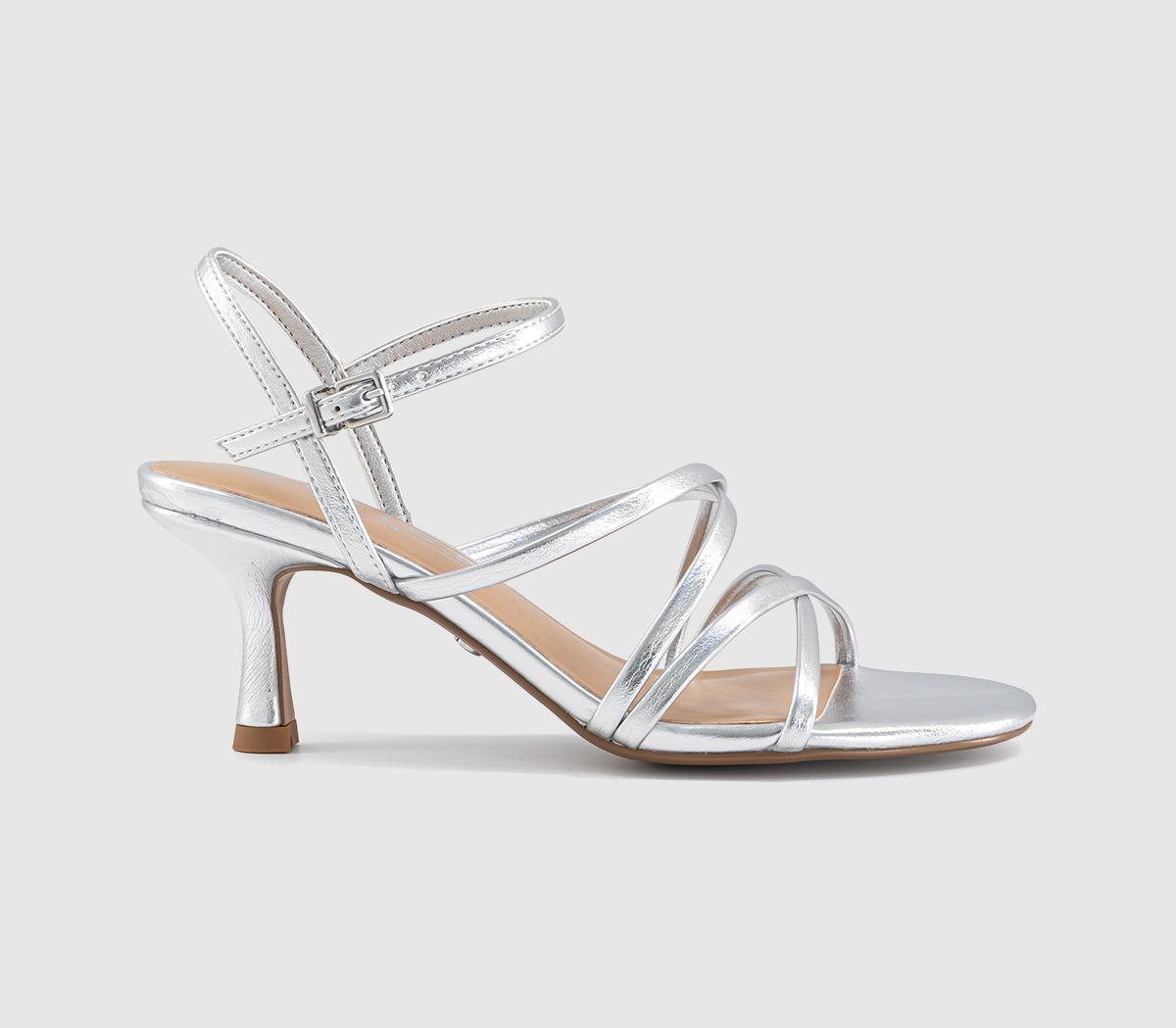 OFFICEMojo Strappy Heeled SandalsSilver