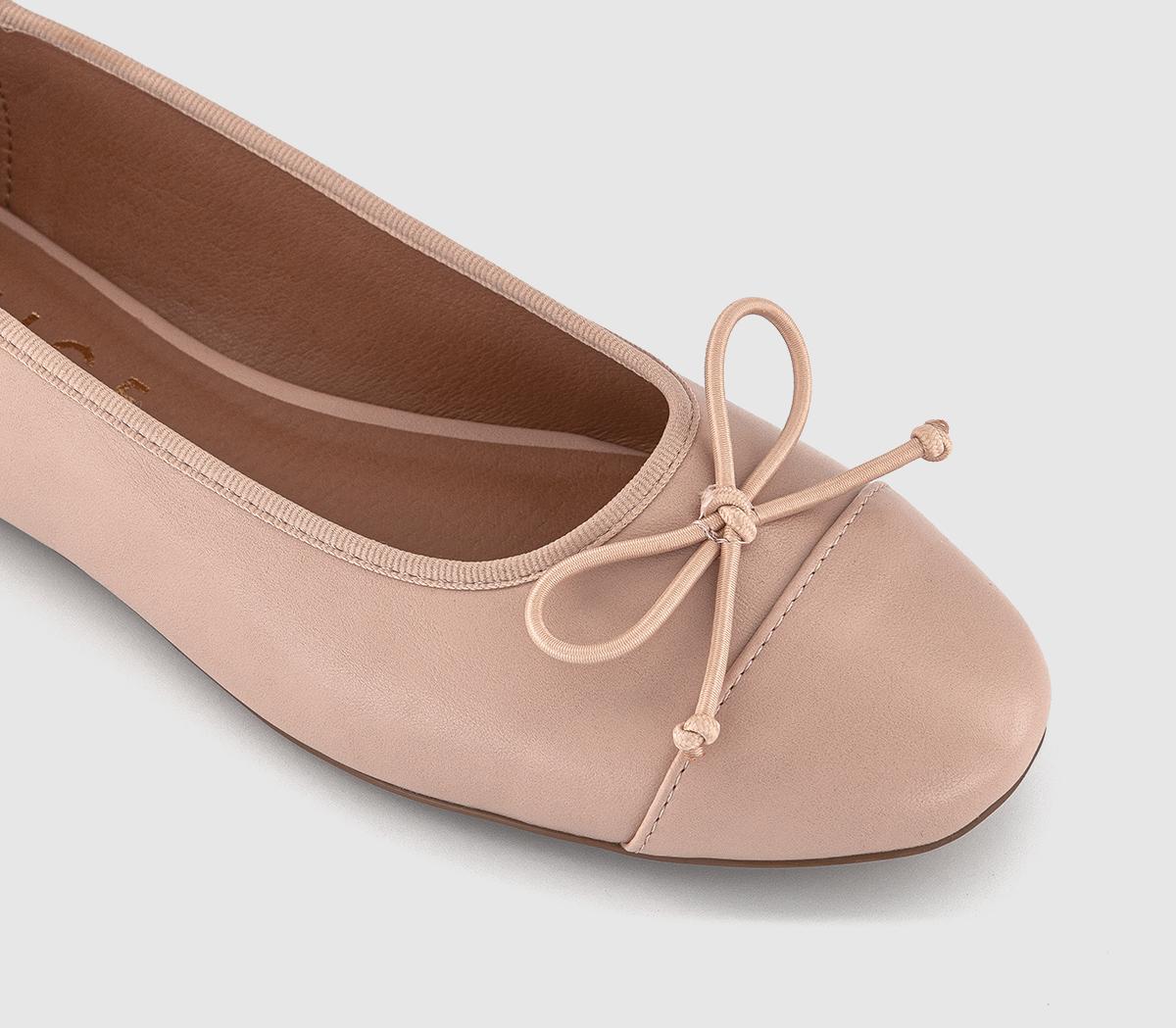 OFFICEFran Toecap Round Toe Ballet Pumps OFFICEFran Toecap Round Toe Ballet PumpsBlush