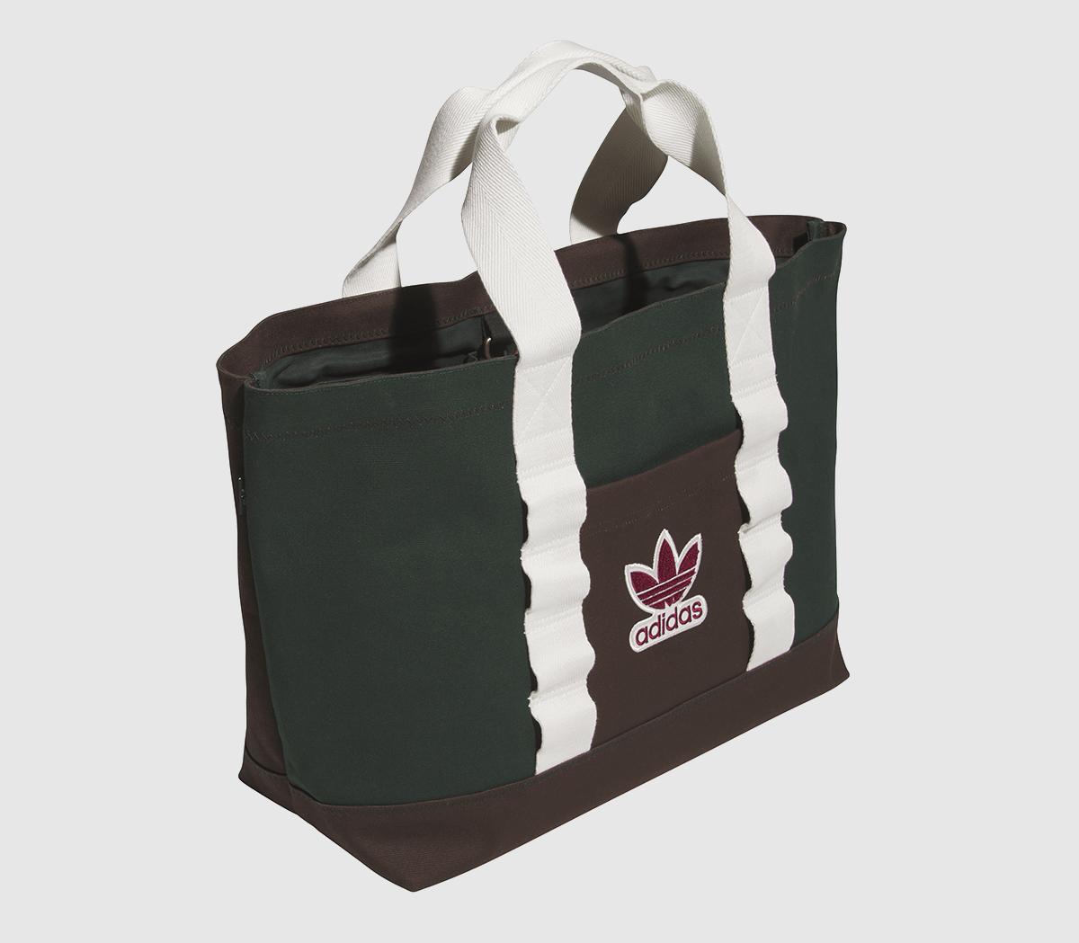 adidasClot Tote BagGreen Night Dark Brown