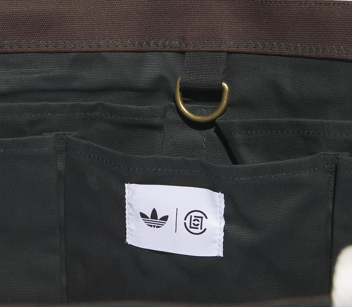 adidasClot Tote BagGreen Night Dark Brown