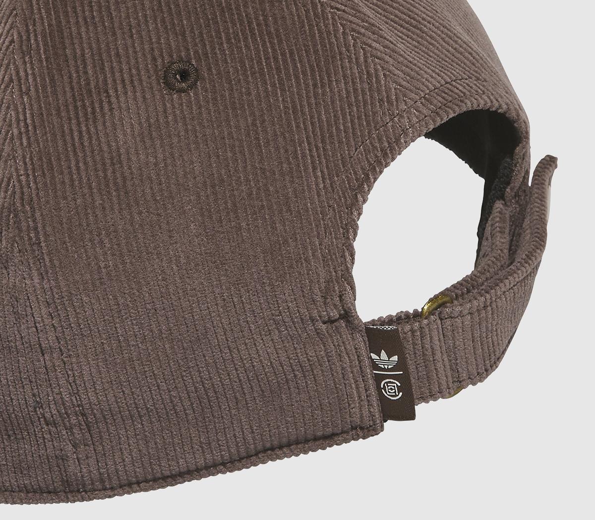 adidasClot HatDark Brown Cream White