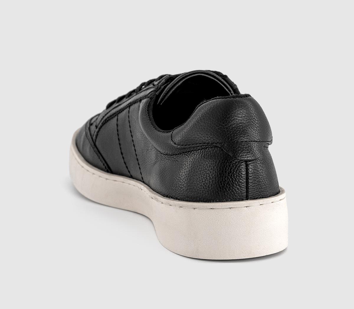 OFFICECalloway Wedge Trainers OFFICECalloway Wedge TrainersBlack Leather