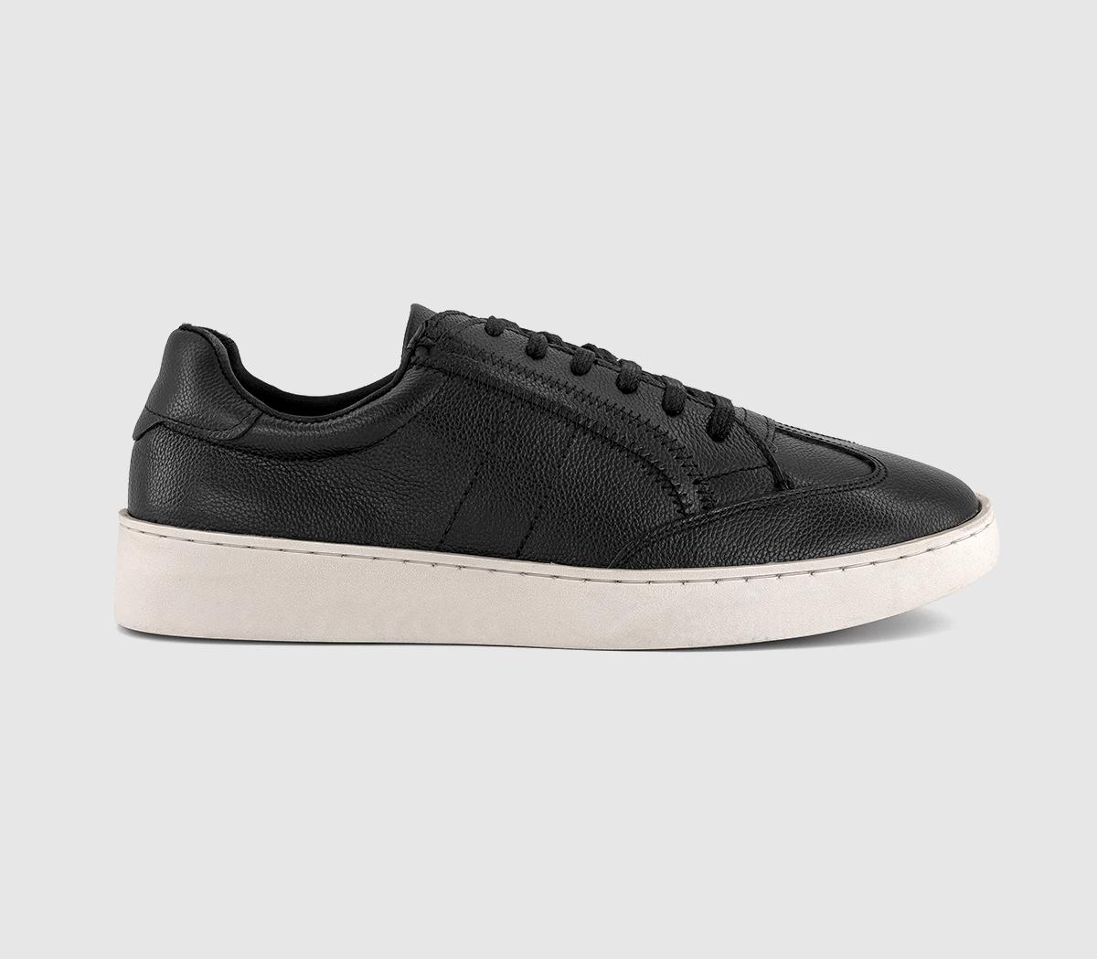 OFFICECalloway Wedge Trainers OFFICECalloway Wedge TrainersBlack Leather