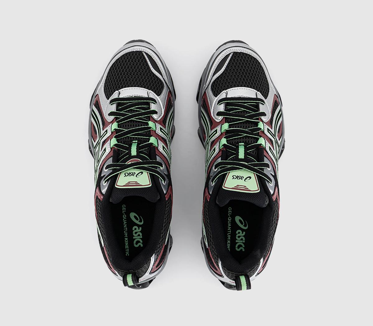 ASICS Gel Quantum Kinetic Trainers Graphite Grey Brisket Red