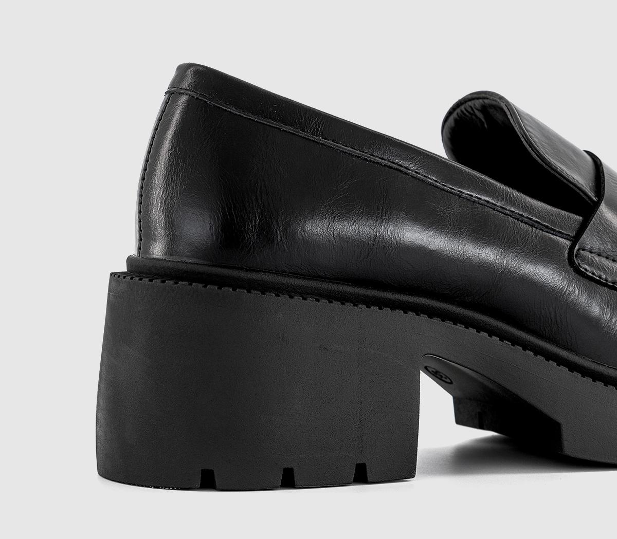 OFFICEMabel Chunky Heeled Loafer ShoesBlack