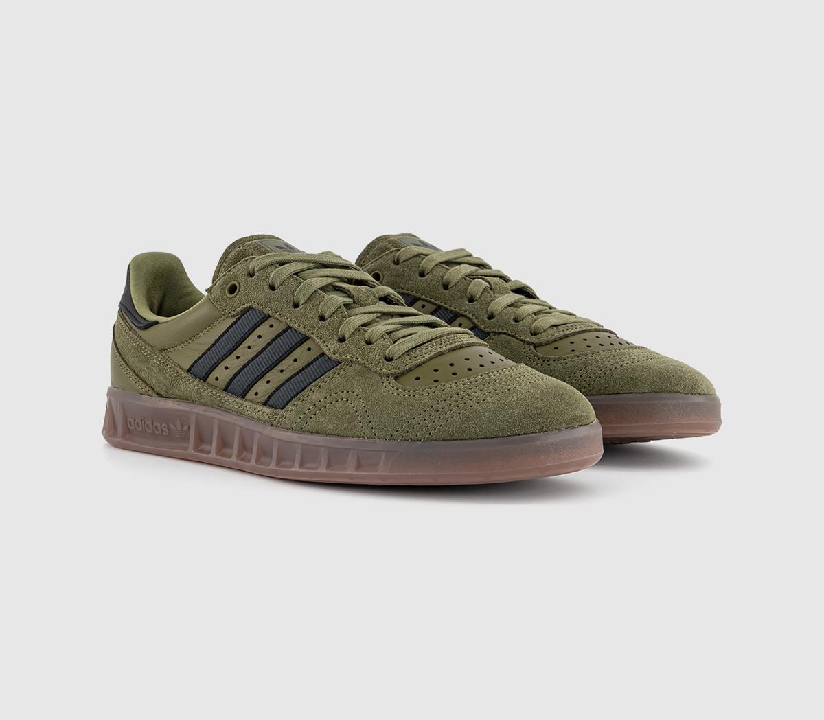 adidas Handball Top RM Trainers Focus Olive Carbon Core Black